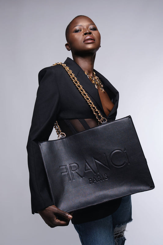 ELEVEN Tote Bag, Black