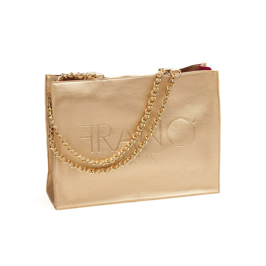 ELEVEN Tote Bag, Gold