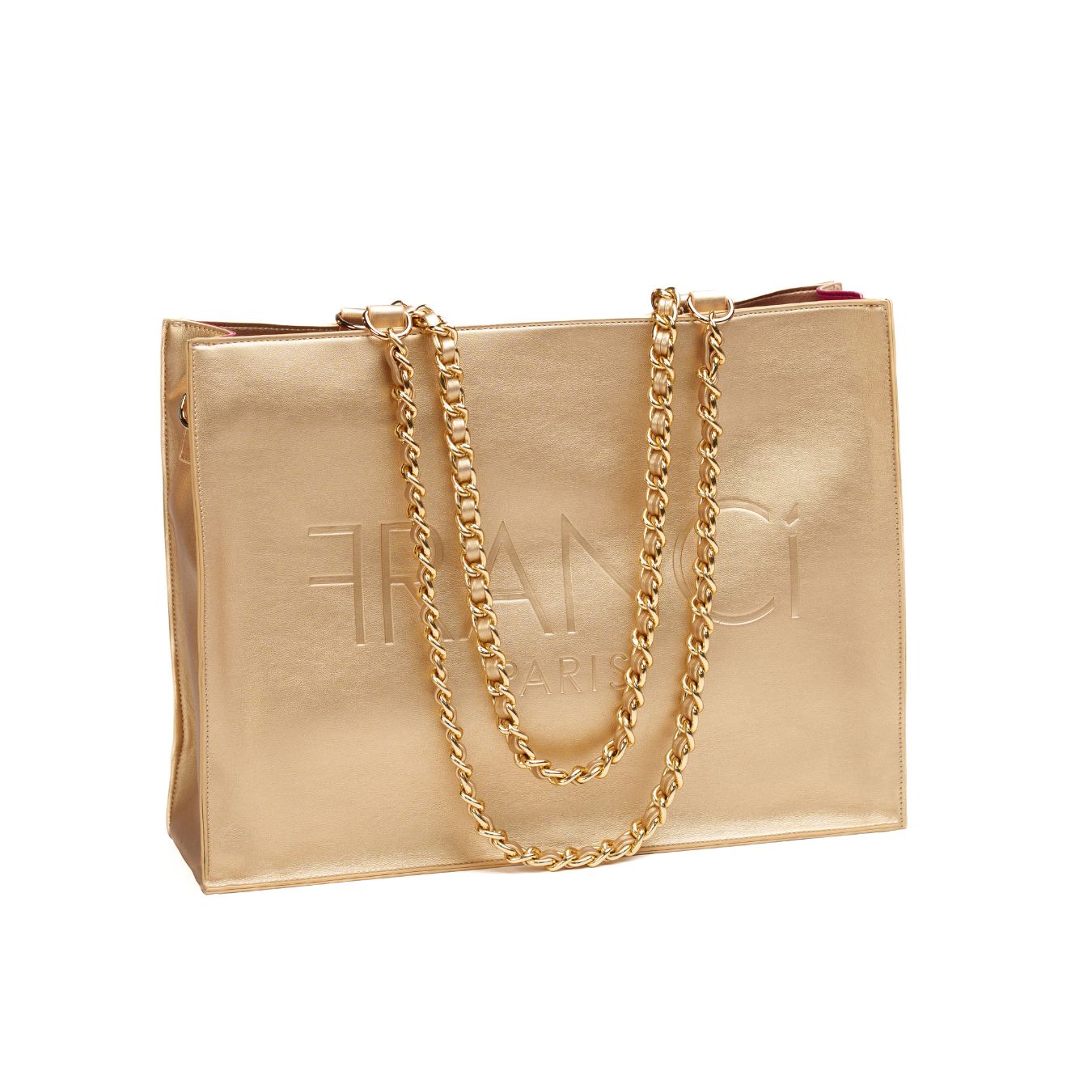 ELEVEN Tote Bag, Gold